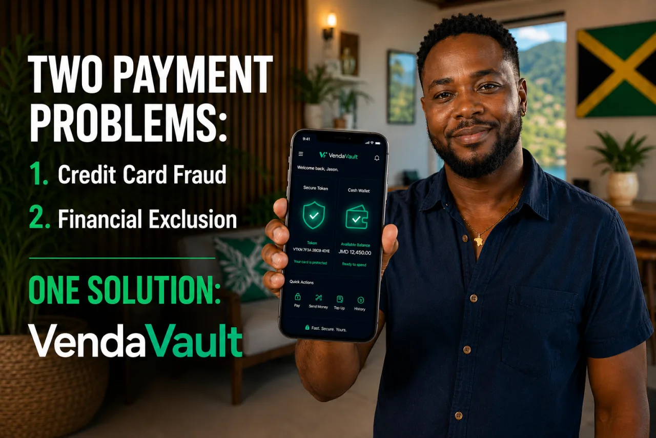 Two payment problems — credit card security breach and financial exclusion. One solution: VendaVault.
